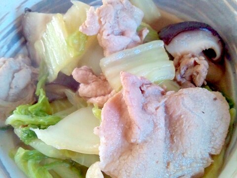 からだぽかぽか☆白菜と豚バラの煮物